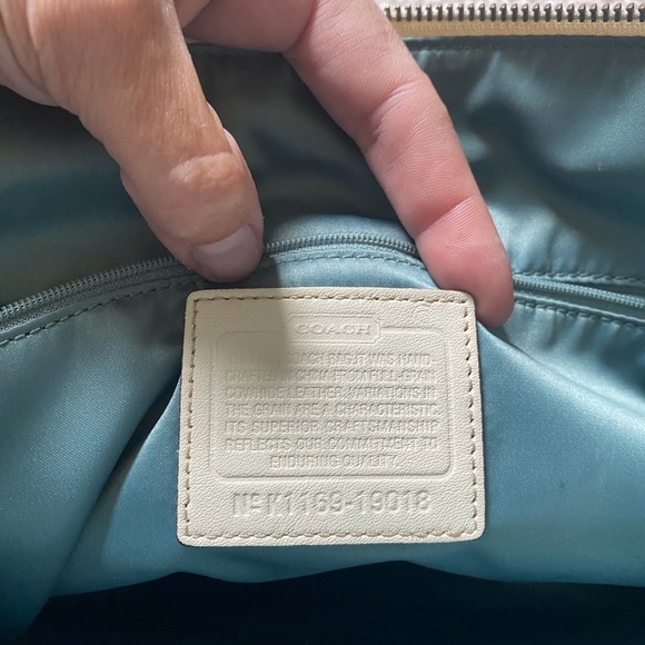 Bone Color Coach Handbag - Picture 4 of 7